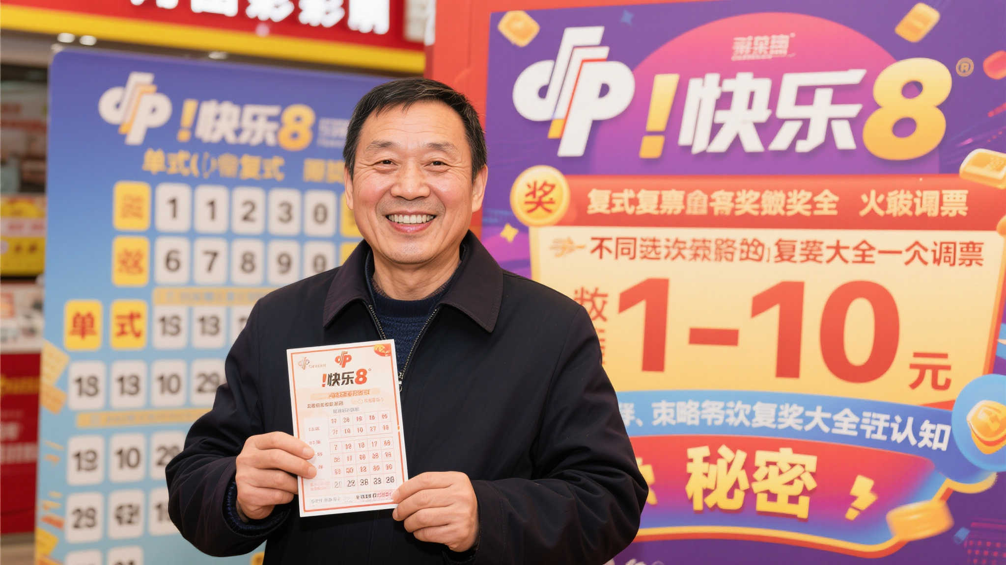 男子30天内三中快乐8头奖 狂揽300万奖金